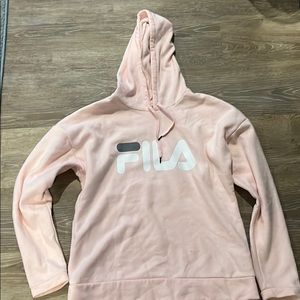 Fila Pink hoodie worn one very soft
